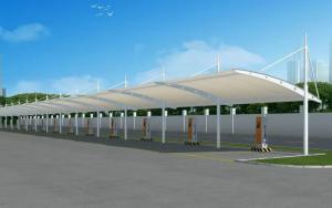 红河膜结构停车棚