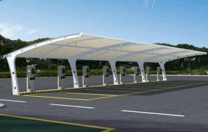 红河膜结构停车棚